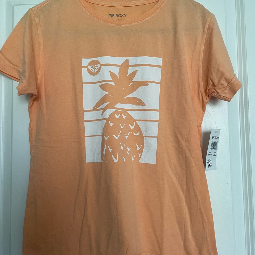 Roxy Orange Graphic T-Shirt